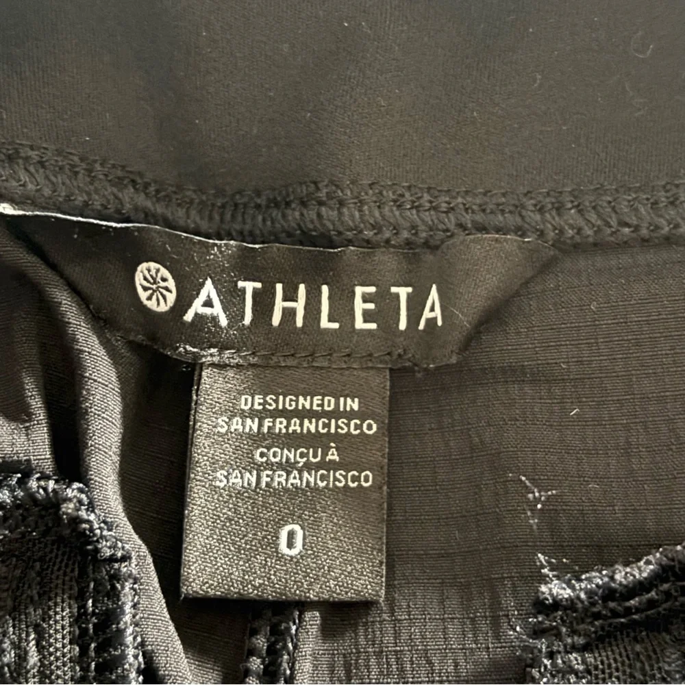 Athleta Trekkie North High Rise Jogger Black Travel Hiking Pants Women’s Size 0 - Picture 6 of 8